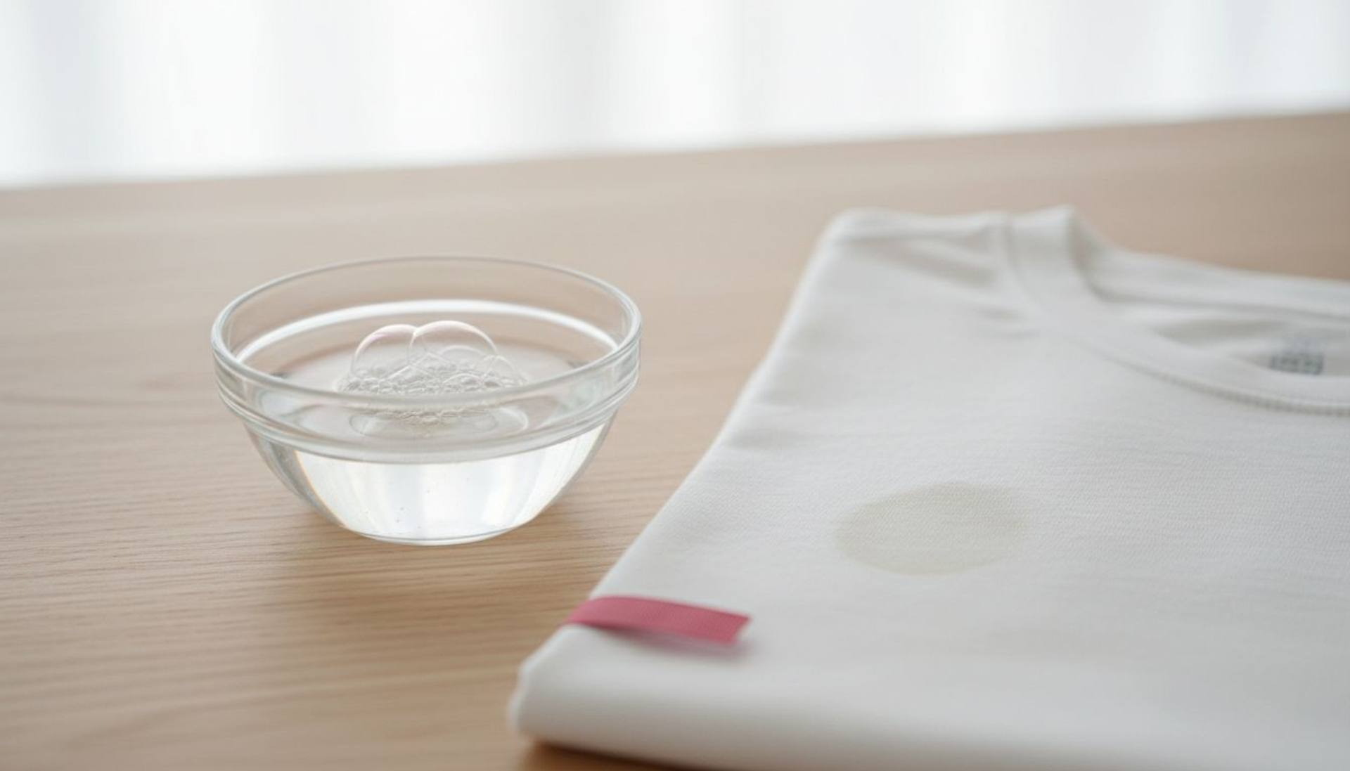 Dish soap as a stain remover