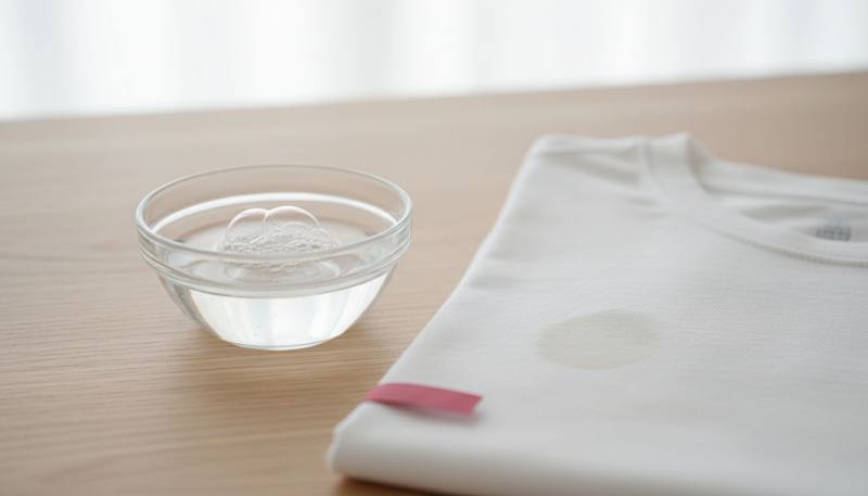 Dish soap as a stain remover