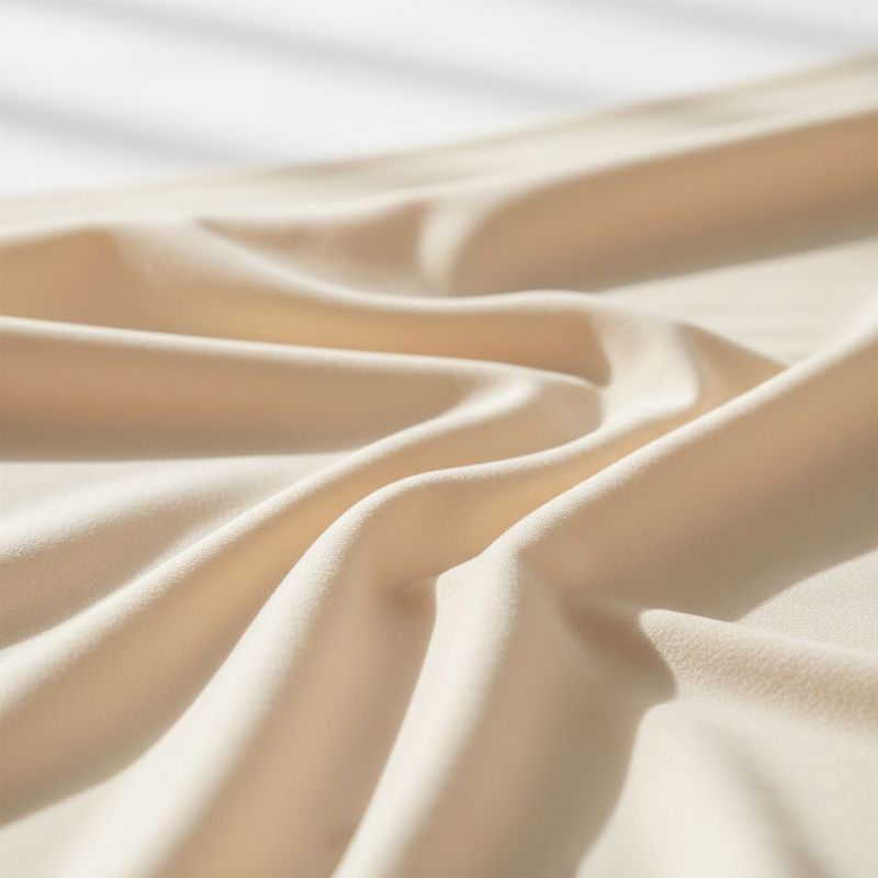 Soft microfiber peach-skin bedding on a bed