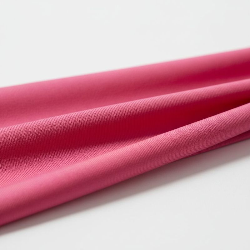 Elastic knit from polyamide and elastane blend typical for swimwear