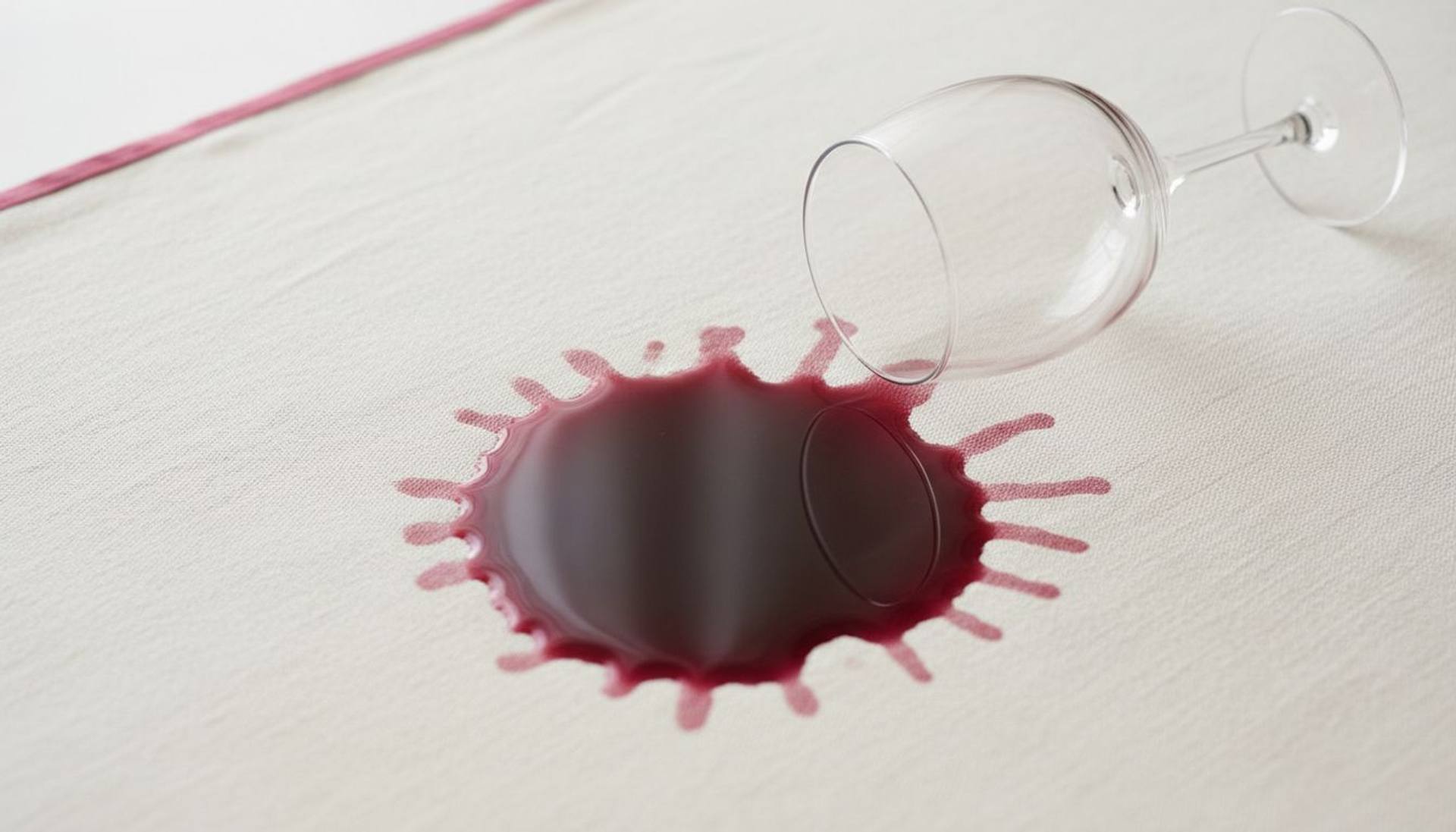 Sparkling water on wine stains: proven trick or myth
